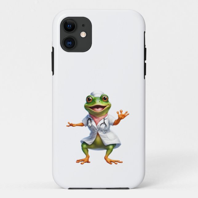Frosch 7 Krankenschwester, Frosch, Medik, Toad, Ai Case-Mate iPhone Hülle (Rückseite)