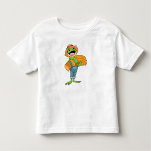 Frosch als Bauer mit Stroh Kleinkind T-shirt