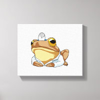 Frosch als Doktor mit Doctor's Coat