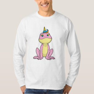 Frosch als Einhorn T-Shirt