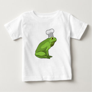 Frosch als Koch mit Koch Hut Baby T-shirt