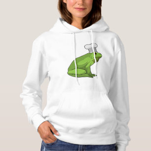 Frosch als Koch mit Koch Hut Hoodie
