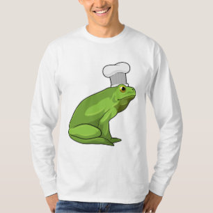 Frosch als Koch mit Koch Hut T-Shirt