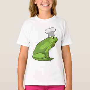 Frosch als Koch mit Koch Hut T-Shirt