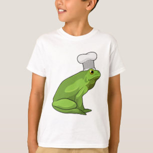 Frosch als Koch mit Koch Hut T-Shirt