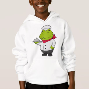 Frosch als Koch mit Platter Hoodie