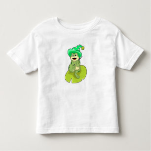 Frosch als Zauberer mit Zauberstab Kleinkind T-shirt