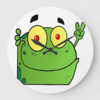 Frosch als Zeichen des Friedens