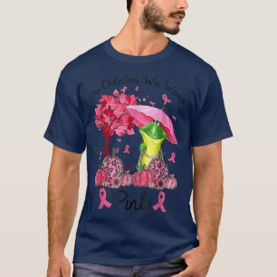 Frosch am Oktober tragen wir rosa Herbst Brust Ca T-Shirt
