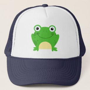 Frosch Amphibiengrün Niedlich Truckerkappe