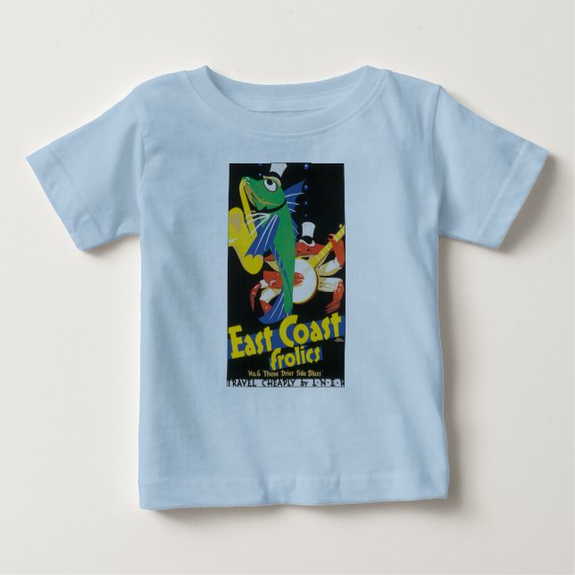 Frosch an der Ostküste Baby T-shirt (Vorderseite)
