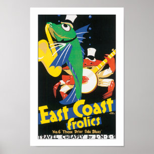 Frosch an der Ostküste Poster