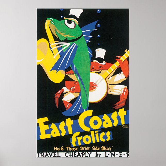 Frosch an der Ostküste Poster (Vorne)