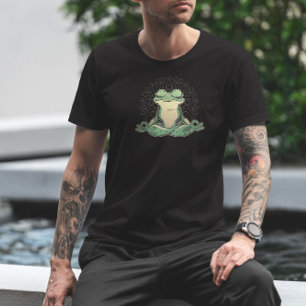 Frosch Animal Doing Yoga T-Shirt