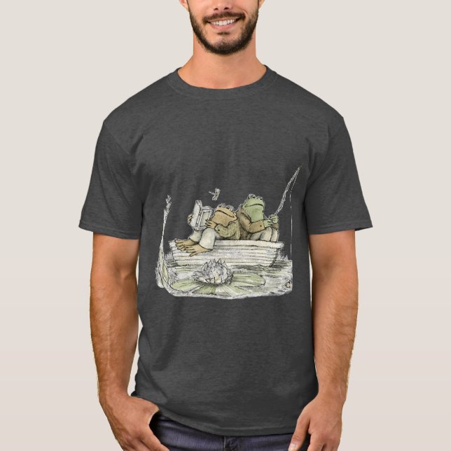 Frosch anoad Angeln lustig T-Shirt (Vorderseite)