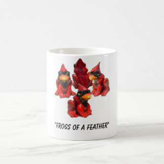 Frosch-Ansicht…., "Frösche einer Feder " Tasse