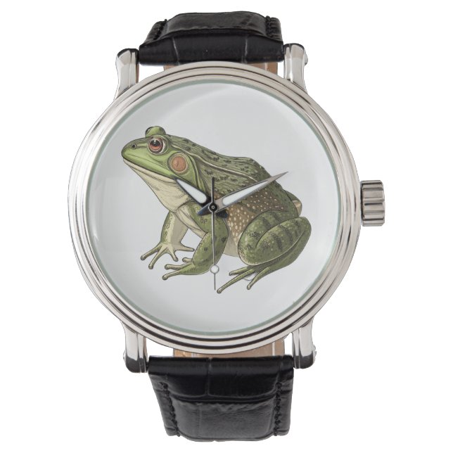 Frosch Armbanduhr (Vorderseite)