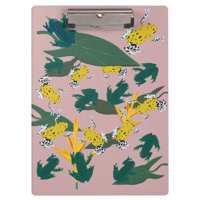 Frosch Art Klemmbrett (Vorderseite)