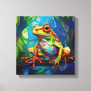Frosch Art Leinwand Art