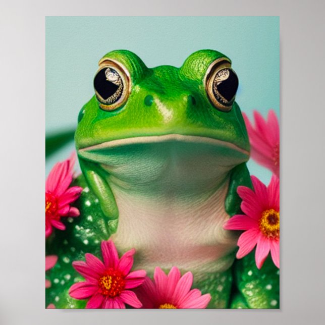 Frosch Art Poster (Vorne)