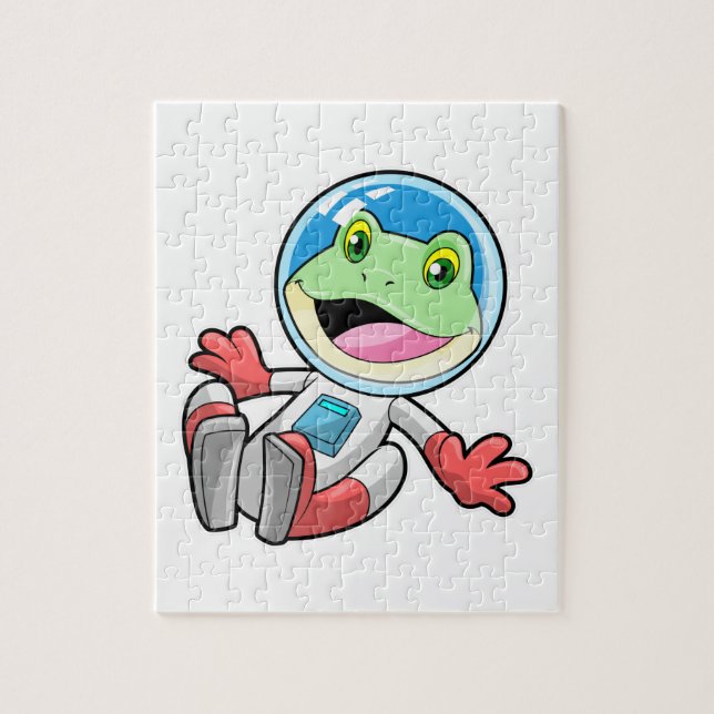 Frosch Astronaut Costume Space Puzzle (Vertikal)