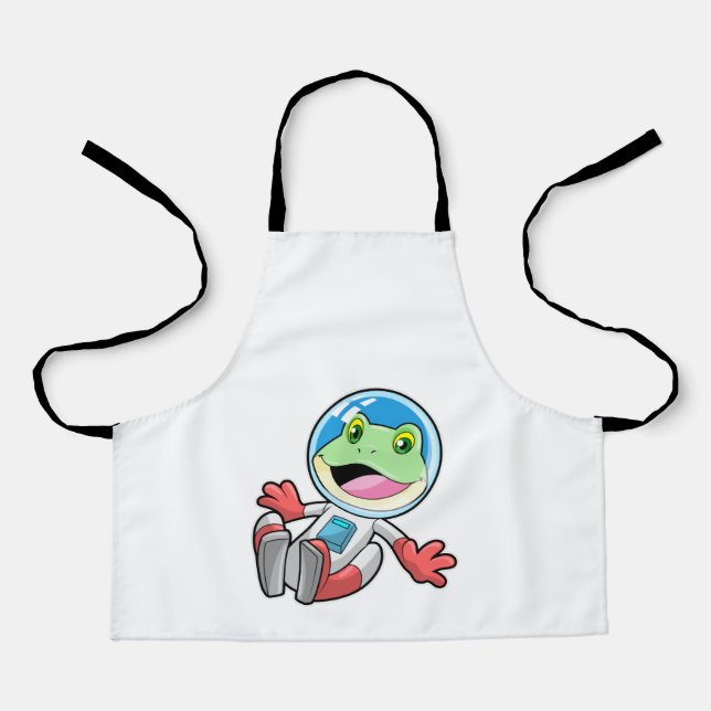 Frosch Astronaut Costume Space Schürze (Vorderseite)