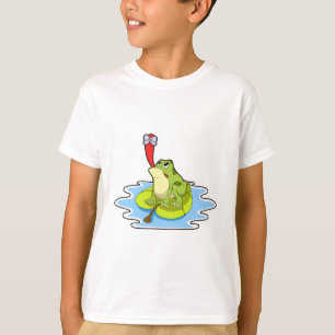 Frosch auf dem Leaf mit Insekt T-Shirt