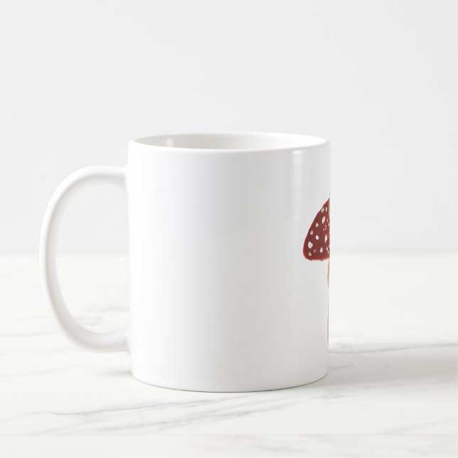 Frosch auf einem Pilz Kaffeetasse (Links)