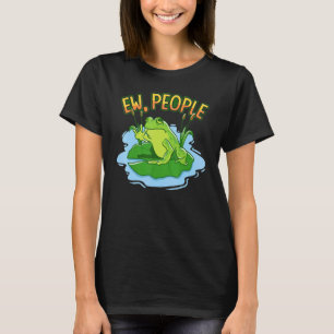 Frosch auf Lily Pad Wasser neue Menschen T-Shirt