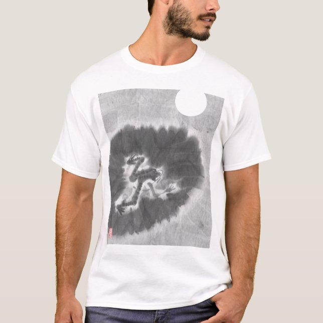 Frosch auf lilypad T-Shirt (Vorderseite)