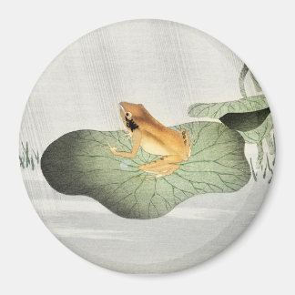 Frosch auf Lotusblatt - Koson Magnet