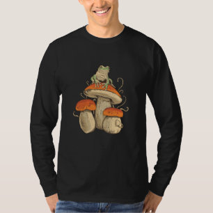 Frosch auf Pilz T-Shirt