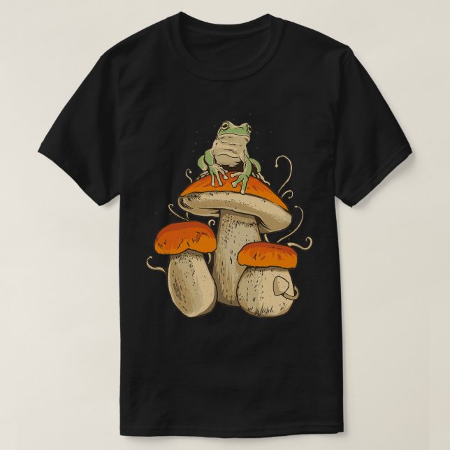 Frosch auf Pilzcotgore Goblincore Bekleidung A T-Shirt (Design vorne)