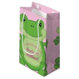 Frosch Baby Dusche Pink Kleine Geschenktüte
