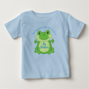 Frosch-Baby-Party Blau Baby T-shirt