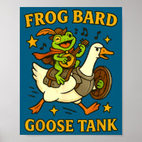 Frosch Barde Gans Tank Lustige Dnd Party Duo Rpg K