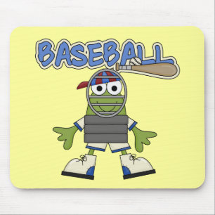 Frosch-Baseball - Fänger-T-Shirts und Geschenke Mousepad