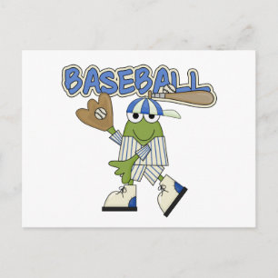 Frosch Baseball - Fangschreckenkrebse und Geschenk Postkarte