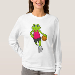 Frosch Basketball-Spieler Basketball T-Shirt