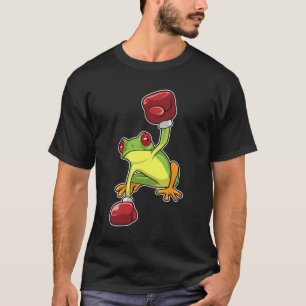 Frosch beim Boxen mit Boxhandschuhen T-Shirt