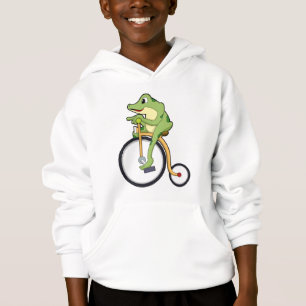 Frosch beim Zirkus mit Fahrrad.PNG Hoodie