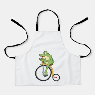 Frosch beim Zirkus mit Fahrrad.PNG Schürze