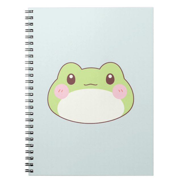 Frosch Birthday Kinder Kunst Notizblock (Vorderseite)