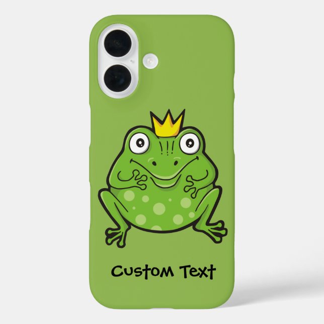 Frosch-Cartoon Case-Mate iPhone Hülle (Rückseite)