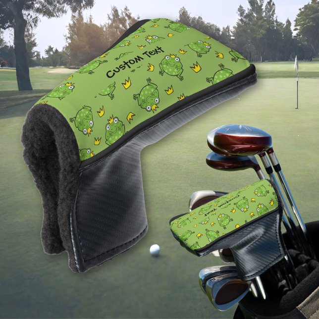 Frosch-Cartoon-Muster Golf Headcover (Von Creator hochgeladen)