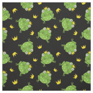 Frosch-Cartoon-Muster Stoff