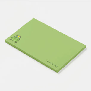 Frosch-Cartoon Post-it Klebezettel