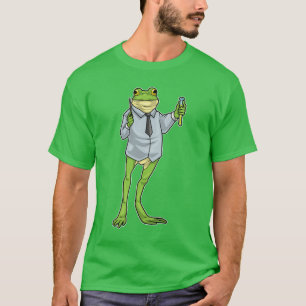 Frosch Chemie Lehrer Reagenzglas T-Shirt