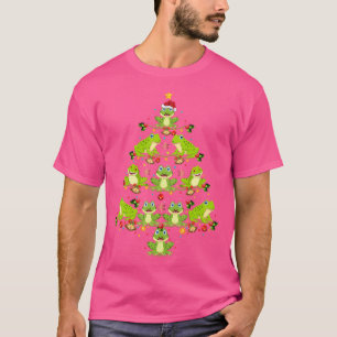 Frosch Christmas Tree Funny Christmas Frog T-Shirt