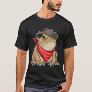 Frosch Cowboy Cowboyhut T-Shirt